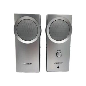 Bose Companion 2 Computer Speaker System Silver & Black, No Power Adaptor